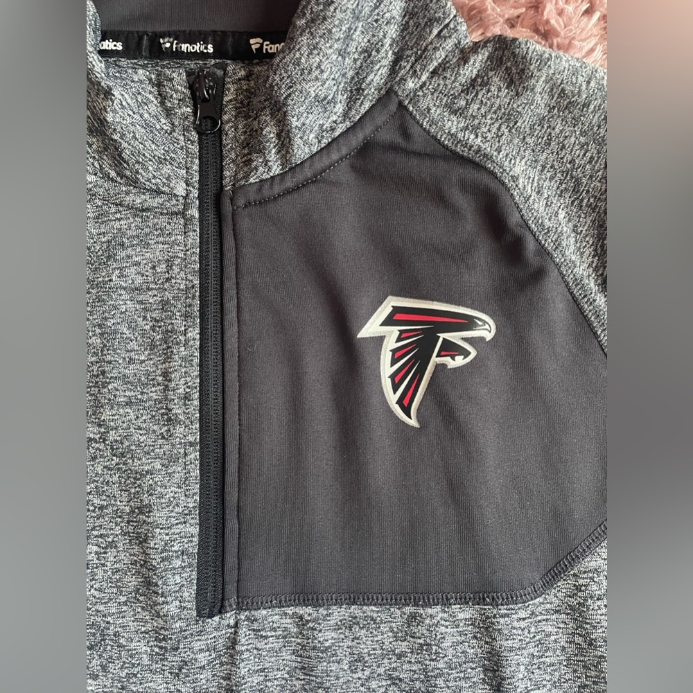 NFL Atlanta Falcons Fanatics Static Quarter-Zip Jacket Size Medium - Picture 2 of 5